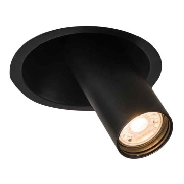 Shilo - Recessed spotlight 1xGU10/MR11/15W/230V d. 11 cm black