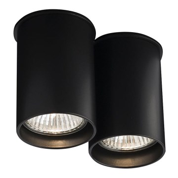 Shilo - Spotlight 2xGU10/15W/230V 9 cm black