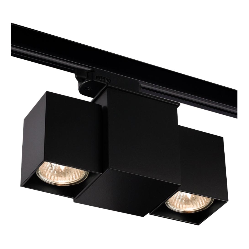 Shilo - Spotlight for rail system 2xGU10/15W/230V black