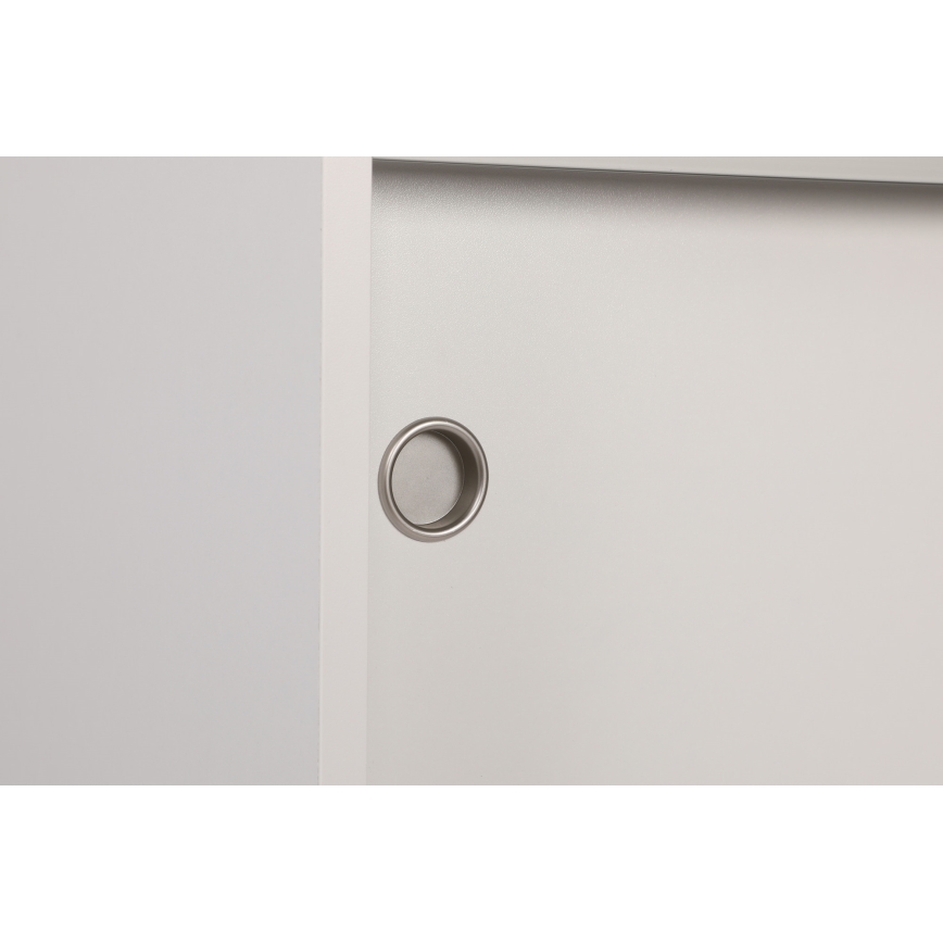 Shoe cabinet 105x91 cm white