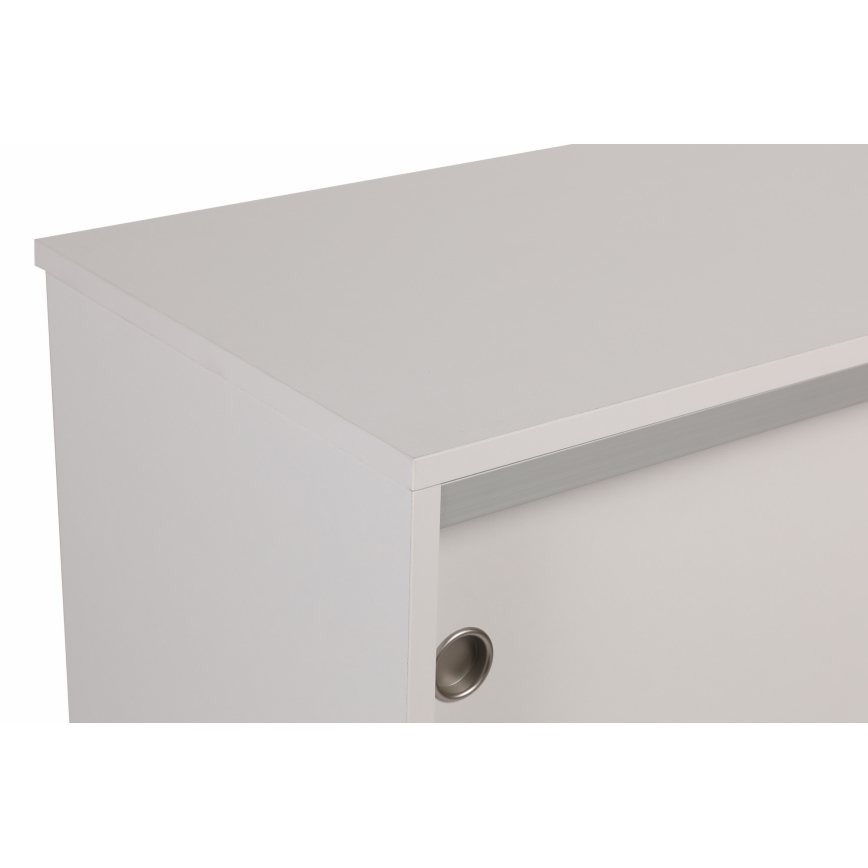 Shoe cabinet 105x91 cm white