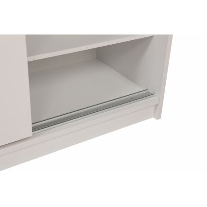 Shoe cabinet 105x91 cm white