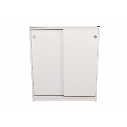 Shoe cabinet 105x91 cm white