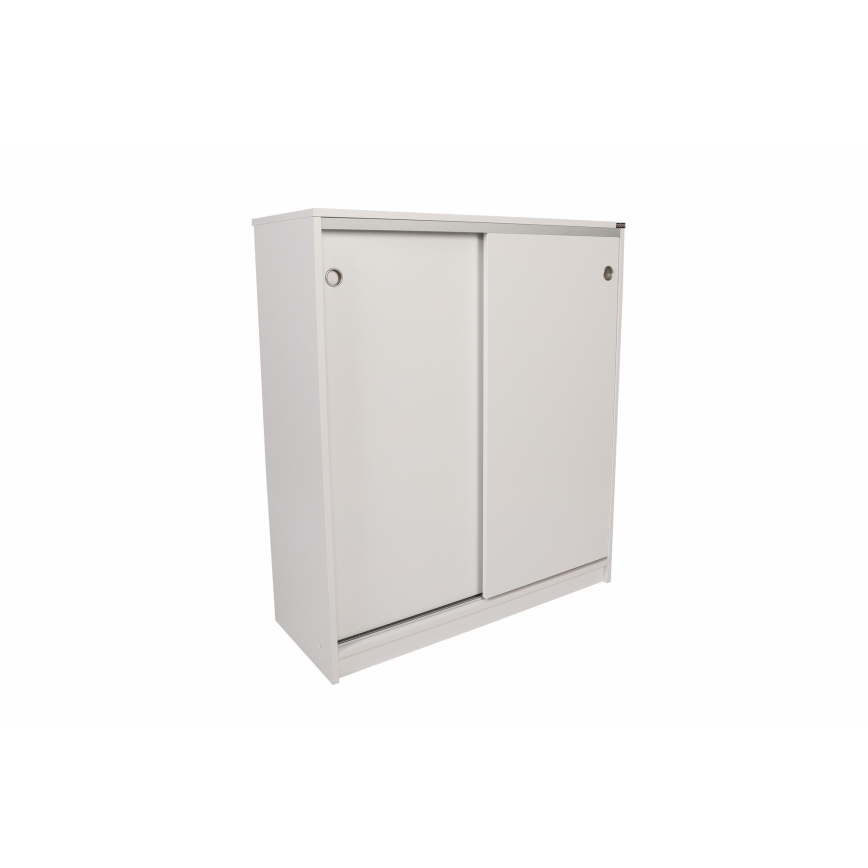 Shoe cabinet 105x91 cm white