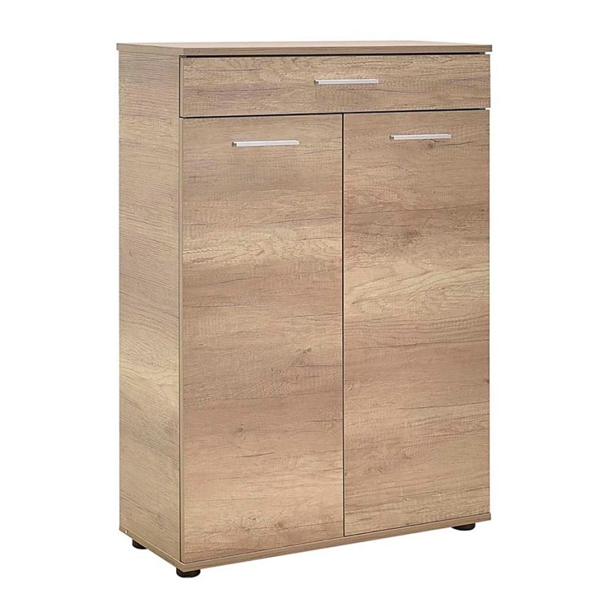 Shoe cabinet 108x73 cm brown