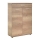 Shoe cabinet 108x73 cm brown