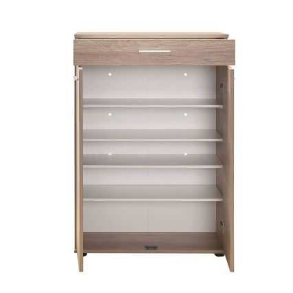 Shoe cabinet 108x73 cm brown