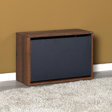 Shoe cabinet 42x60 cm brown/anthracite