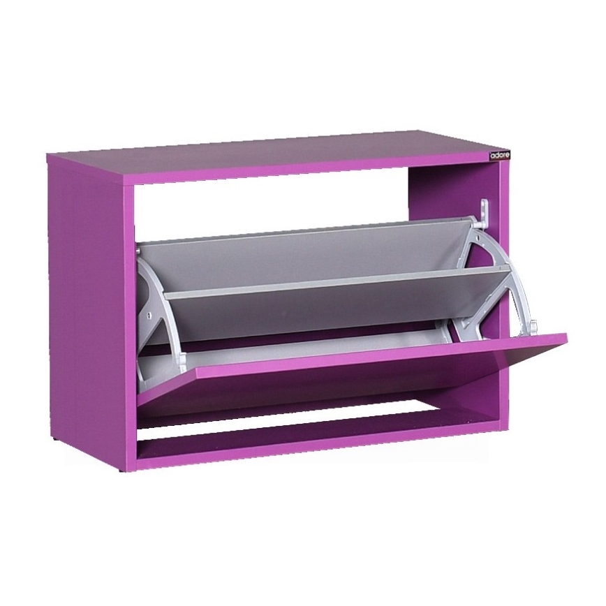 Shoe cabinet 42x60 cm purple