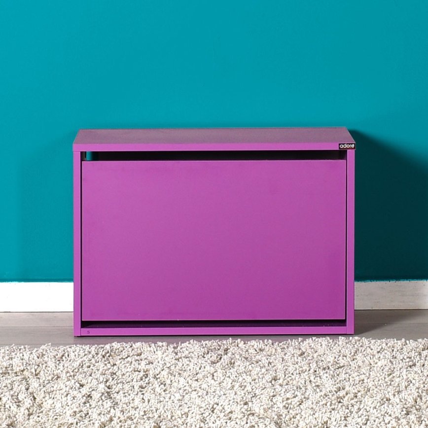 Shoe cabinet 42x60 cm purple