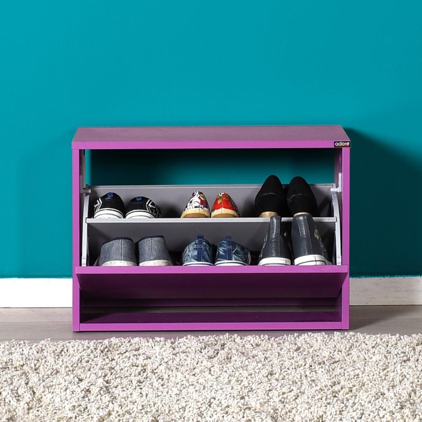Shoe cabinet 42x60 cm purple