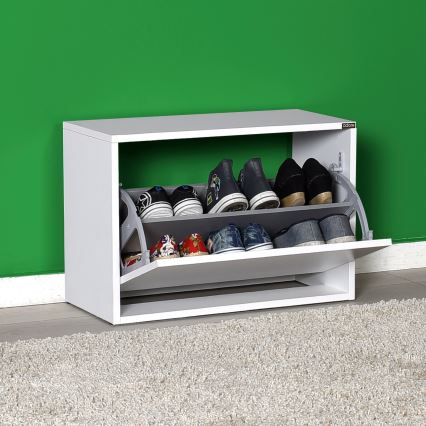 Shoe cabinet 42x60 cm white