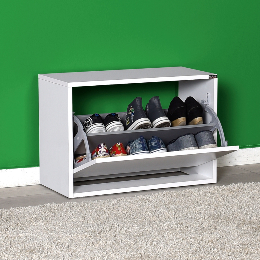 Shoe cabinet 42x60 cm white