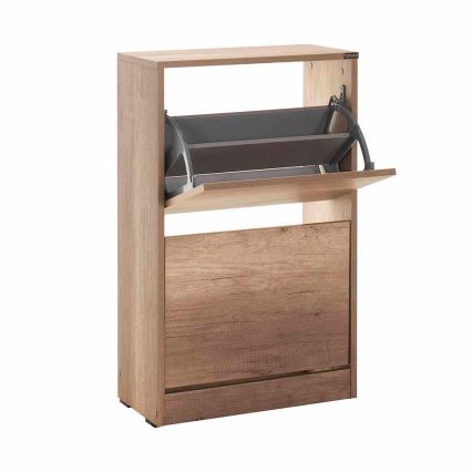 Shoe cabinet 84x51 cm brown