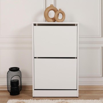 Shoe cabinet 84x51 cm white
