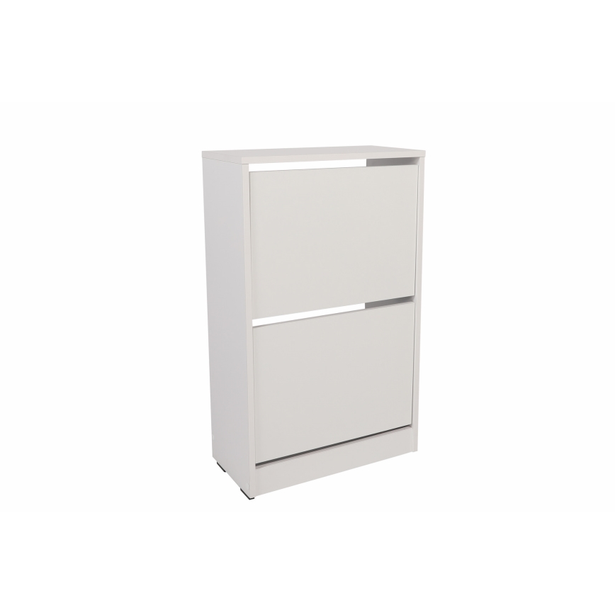 Shoe cabinet 84x51 cm white