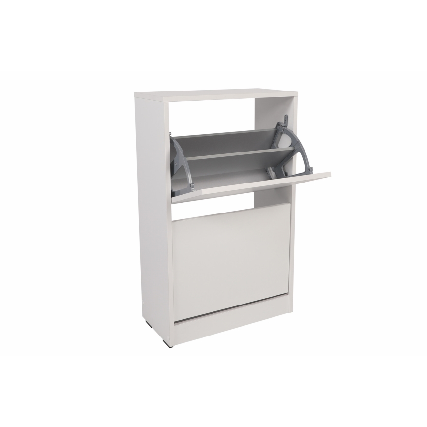 Shoe cabinet 84x51 cm white