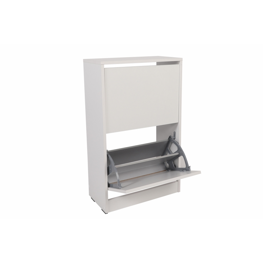 Shoe cabinet 84x51 cm white