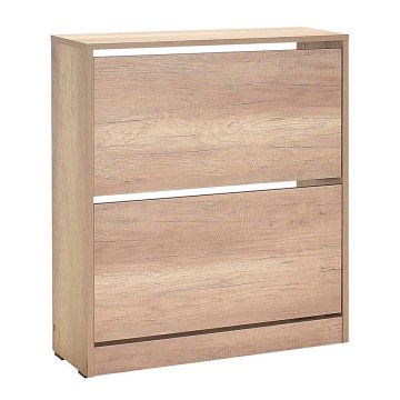 Shoe cabinet 84x73 cm brown
