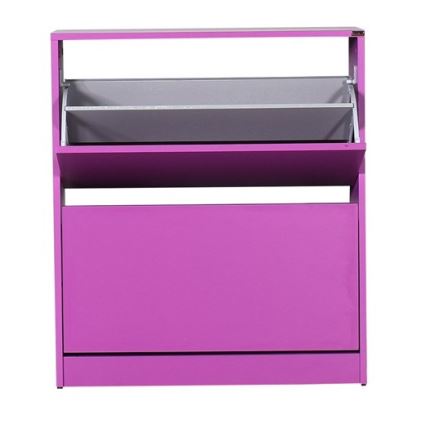 Shoe cabinet 84x73 cm purple