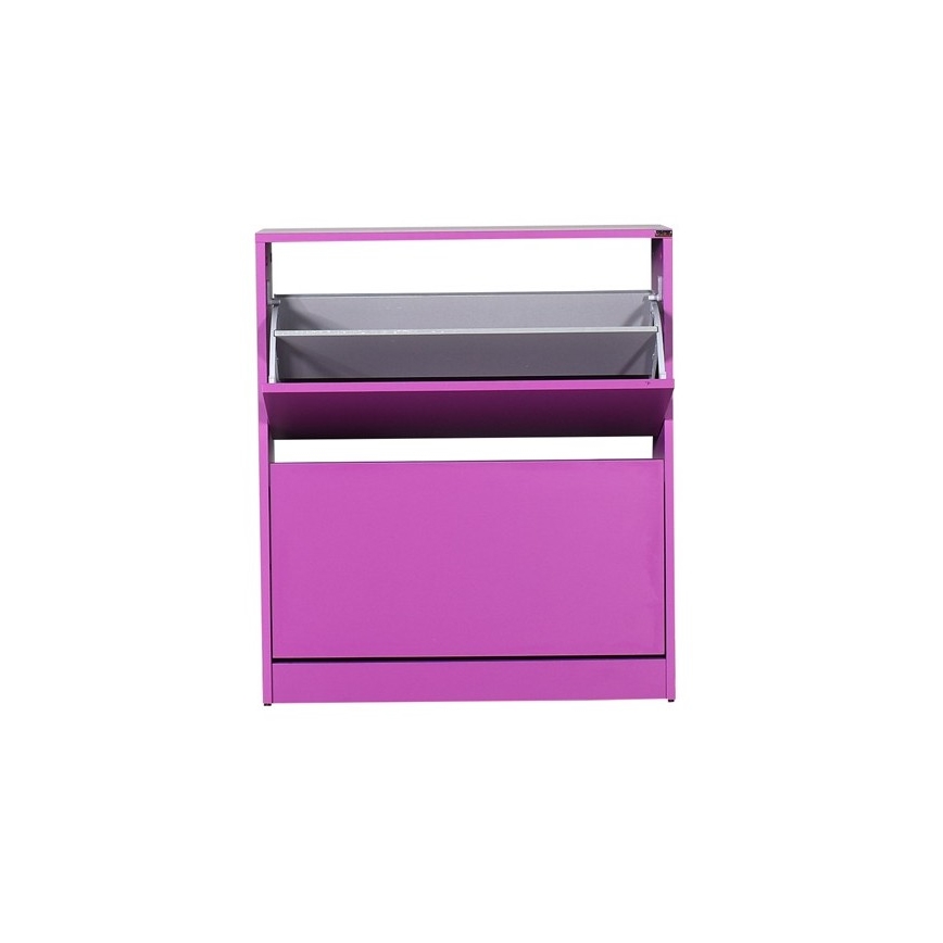 Shoe cabinet 84x73 cm purple