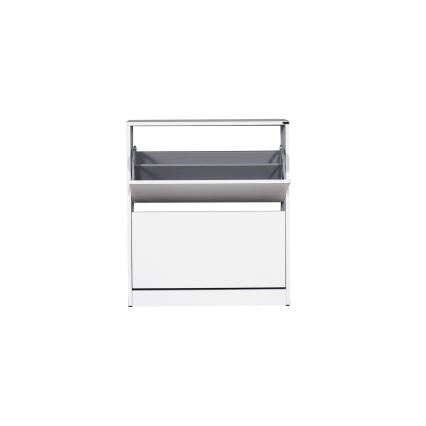 Shoe cabinet 84x73 cm white