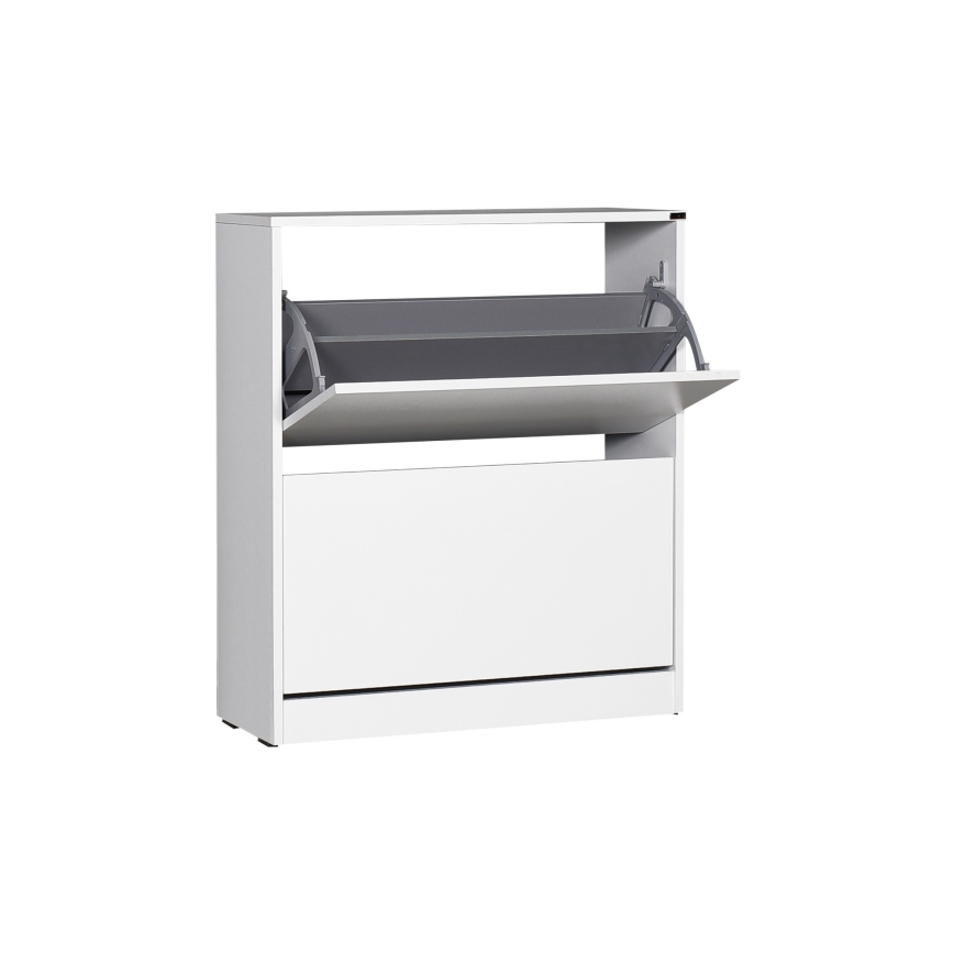 Shoe cabinet 84x73 cm white