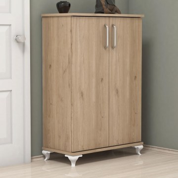 Shoe cabinet ASTA 100x72 cm brown