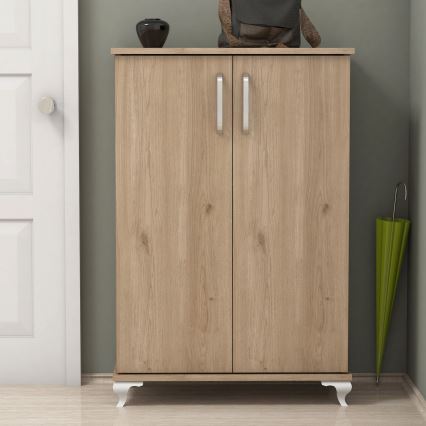 Shoe cabinet ASTA 100x72 cm brown