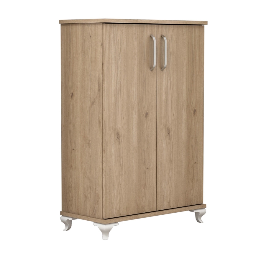 Shoe cabinet ASTA 100x72 cm brown