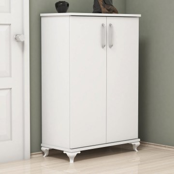 Shoe cabinet ASTA 100x72 cm white