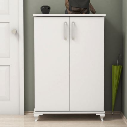 Shoe cabinet ASTA 100x72 cm white