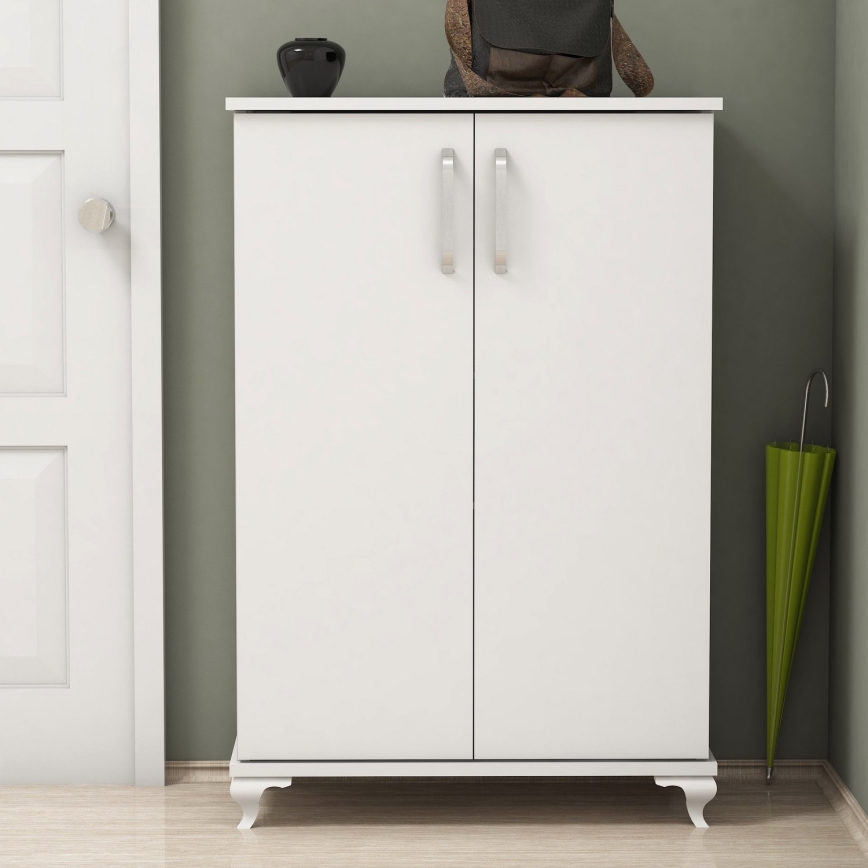 Shoe cabinet ASTA 100x72 cm white