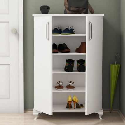 Shoe cabinet ASTA 100x72 cm white
