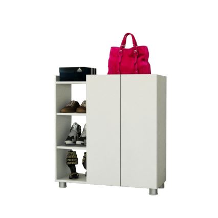 Shoe cabinet ASUS 95x90 cm white