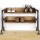 Shoe cabinet BORU 50x90 cm black/spruce