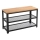 Shoe cabinet DAVOR brown/black