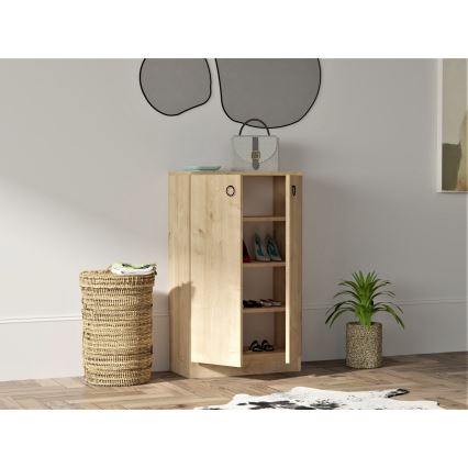 Shoe cabinet DEFNE 100x60 cm beige
