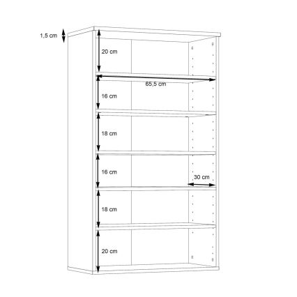 Shoe cabinet ETON brown/anthracite