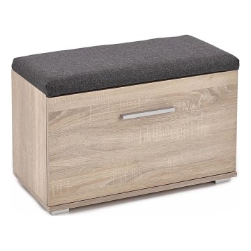 Shoe cabinet LIMA 45x70 cm grey/oak sonoma