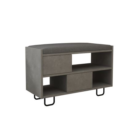 Shoe cabinet TROY 53,5x83,5 cm grey