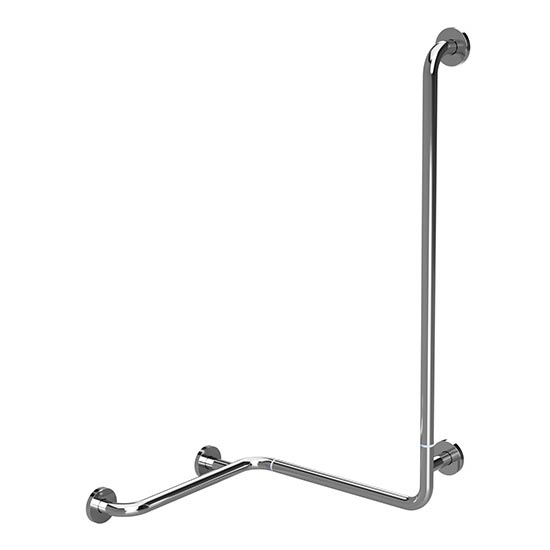 Shower Grab Bar 58x118 cm, Stainless Steel/Silver