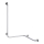 Shower grab bar 66 x 118 cm, stainless steel/silver