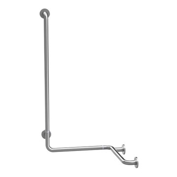 Shower Grab Bar 66 x 118 cm, Stainless Steel / Silver
