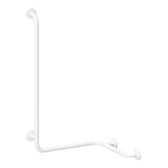 Shower grab bar 66x118 cm white