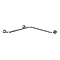 Shower grab bar 71 x 8 cm, stainless steel/silver
