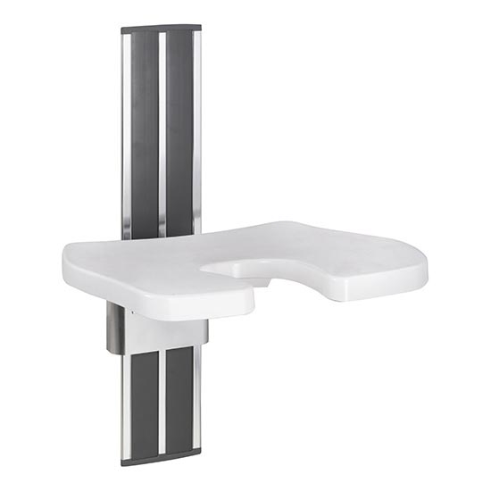 Shower seat 43x67 cm silver/white