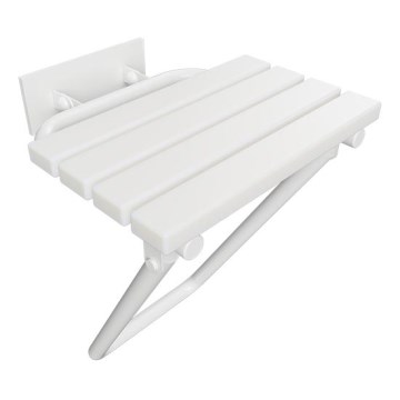 Shower seat 44x46 cm, white