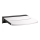 Shower seat 46.2 x 12 cm — Black/White