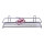 Shower wall shelf 10x30 cm shiny chrome